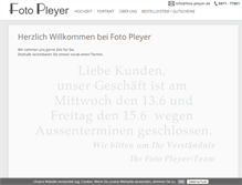 Tablet Screenshot of foto-pleyer.de